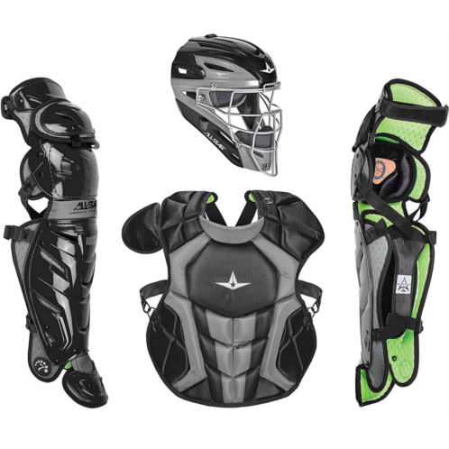 All Star System7 Axis NOCSAE Certified Senior Pro Catchers Kit - Ages 12-16