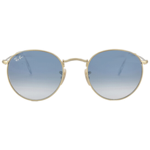 Ray-Ban Round Flat Lenses Light Blue Gradient Unisex Sunglasses