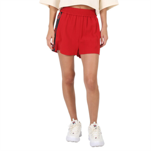 Stella Mccartney Ladies Pants Red Logo Trim Shorts, Brand Size 38 (US Size 6)