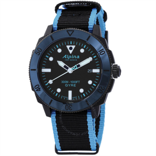 Alpina Seastrong Diver Gyre Automatic Black Dial Mens Watch