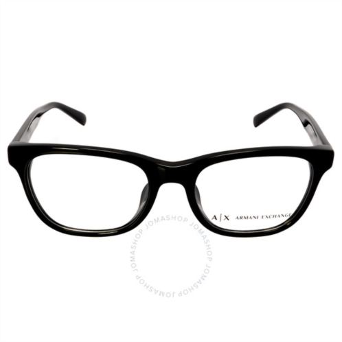 Armani Exchange Demo Rectangular Ladies Eyeglasses AX3057F 8158 52