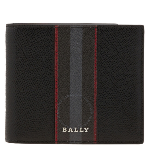 Bally Mens Brasai Leather Wallet In Black
