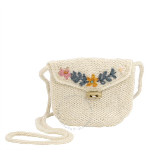 Bonton Orgeat Floral Knitted Crossbody Bag