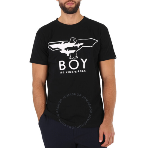 Boy London Black Cotton Boy Myriad Eagle T-shirt, Size X-Small