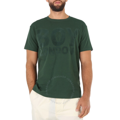 Boy London Forest Green Hemus Flock Cotton T-shirt, Size X-Small