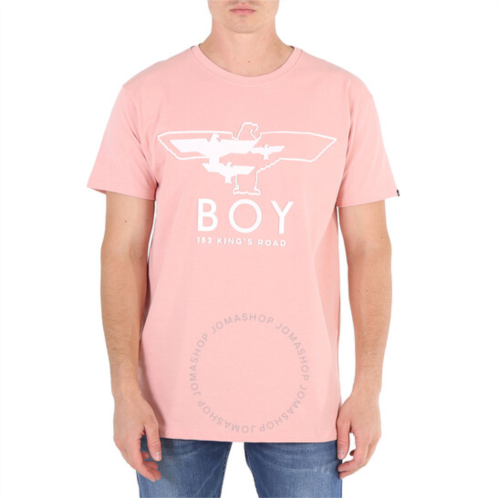 Boy London Pink Cotton Boy Myriad Eagle T-shirt, Size Medium