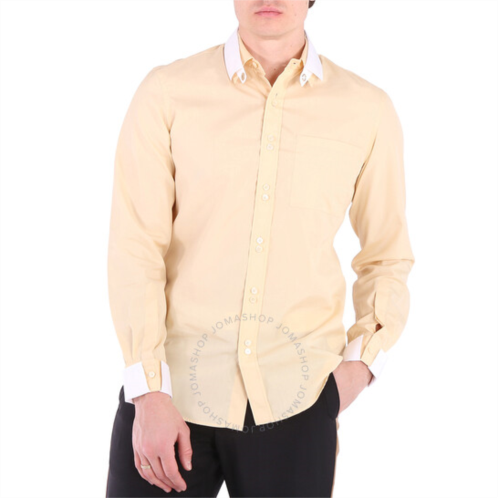 Burberry Contrast Double Collar Cotton Poplin Shirt, Brand Size 39 (Neck Size 15.5)