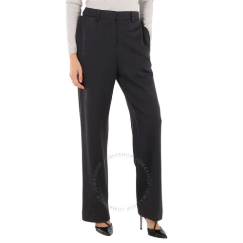 Burberry Ladies Charcoal Grey Straight Cashmere Trousers, Brand Size 6 (US Size 4)