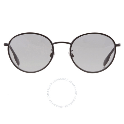 Burberry Light Grey Round Ladies Sunglasses