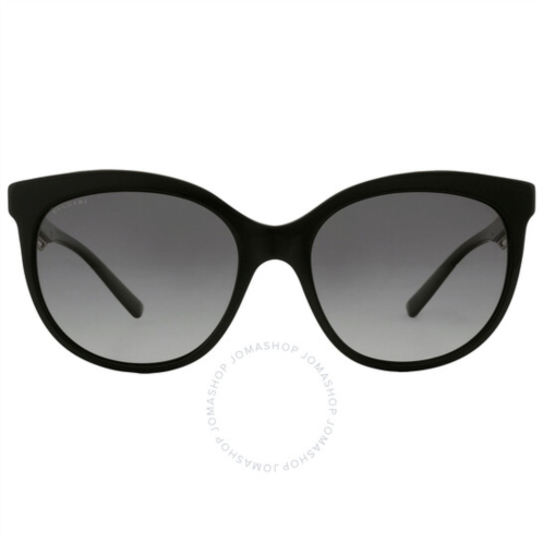 Bvlgari Grey Gradient Oval Ladies Sunglasses