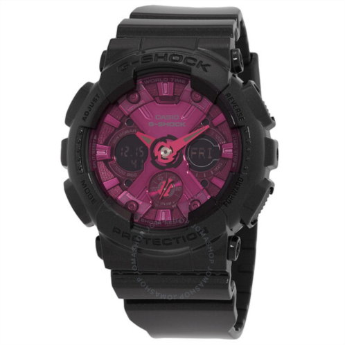 Casio G-SHOCK Alarm World Time Quartz Analog-Digital Pink Dial Unisex Watch