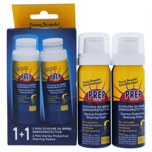 Prep Derma Protective Shaving Foam by for Men - 2 x 1.7 oz Shaving Foam
