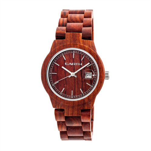 Earth Biscayne Red Dial Watch