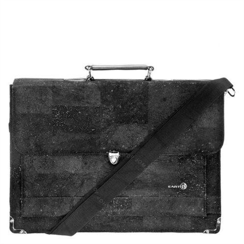 Earth Cork Faro Black Briefcase