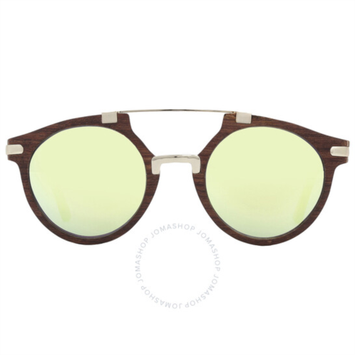 Earth Unisex Multi-Color Round Sunglasses