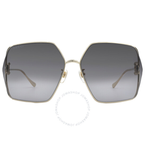 Gucci Grey Butterfly Ladies Sunglasses