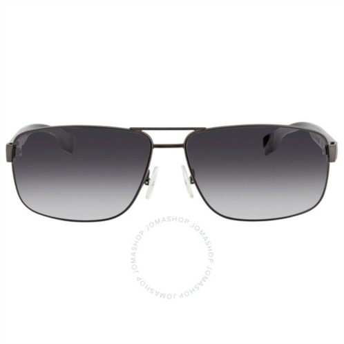 Hugo Boss Dark Grey Shaded Navigator Mens Sunglasses