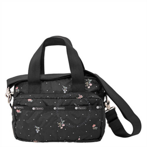 Le Sportsac Flower Dreamcatcher Medium Two Zip Crossbody Bag