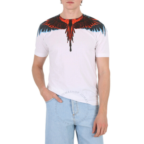 Marcelo Burlon Mens Icon Wings Cotton T-Shirt, Size Large