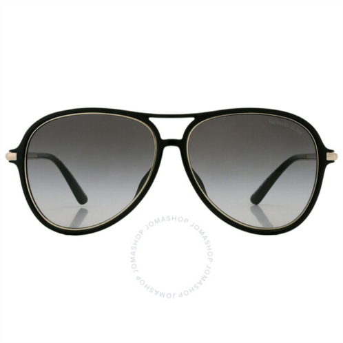 Michael Kors Breckenridge Dark Gray Gradient Pilot Ladies Sunglasses