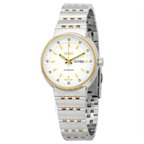 Mido All Dial Automatic White Dial Ladies Watch