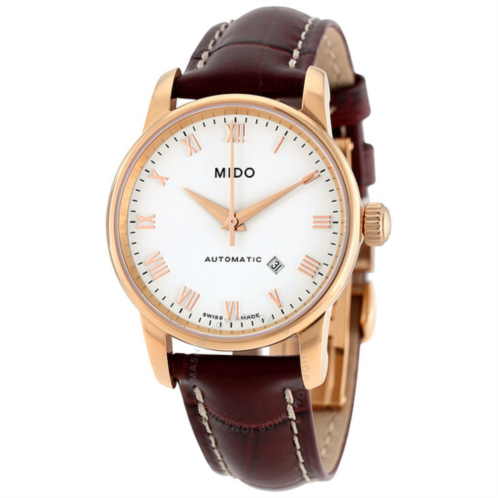 Mido Baroncelli II Automatic White Dial Ladies Watch M7600.3.26.8