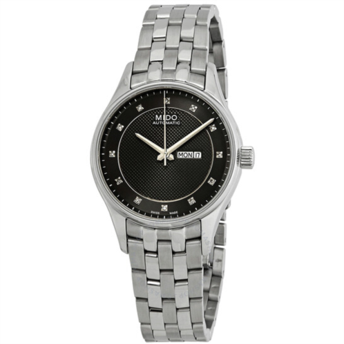 Mido Belluna Automatic Diamond Black Dial Ladies Watch M001.230.11.066.91