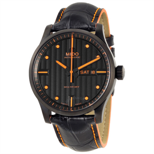 Mido Multifort Automatic Black Dial Mens Watch
