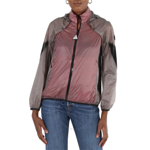 Moncler Ladies Dark Pink Mesquier Nylon Jacket, Brand Size 0 (X-Small)