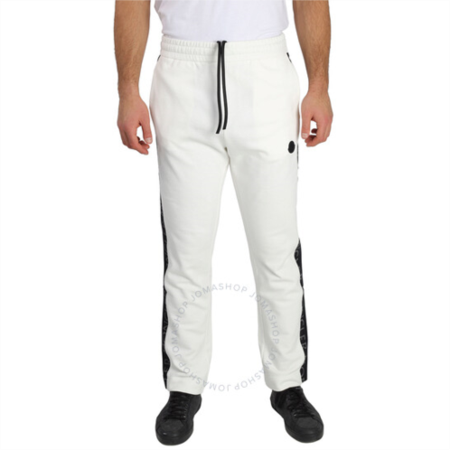 Moncler Mens Natural Logo-Print Track Pants, Size Medium