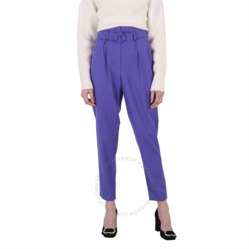Moschino Ladies Purple Straight Leg Trousers, Brand Size 38 (US Size 4)