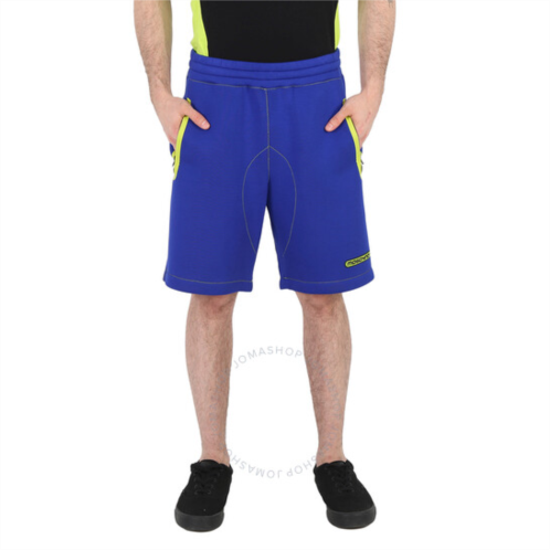 Moschino Mens Logo-Print Jersey Track Shorts, Brand Size 46 (Waist Size 30)