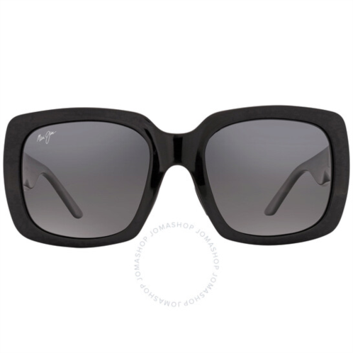 Maui Jim Open Box - Two Steps Neutral Grey Square Ladies Sunglasses