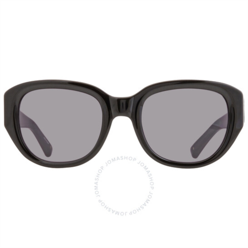 Phillip Lim X Linda Farrow Black Oval Unisex Sunglasses