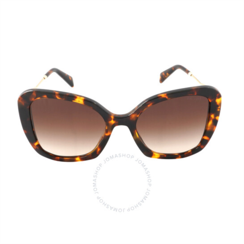 Prada Brown Gradient Butterfly Ladies Sunglasses