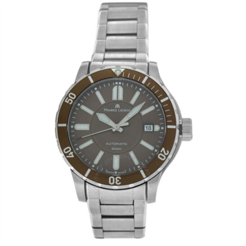 Maurice Lacroix Miros Diver Automatic Brown Dial Mens Watch