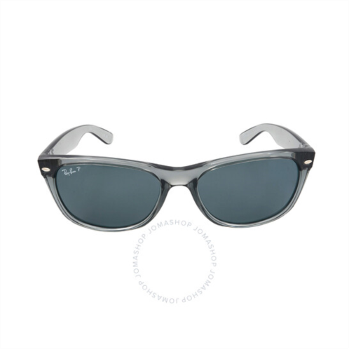 Ray-Ban New Wayfarer Classic Polarized Blue Unisex Sunglasses