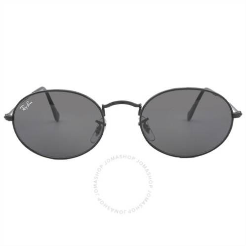 Ray-Ban Oval Dark Gray Unisex Sunglasses