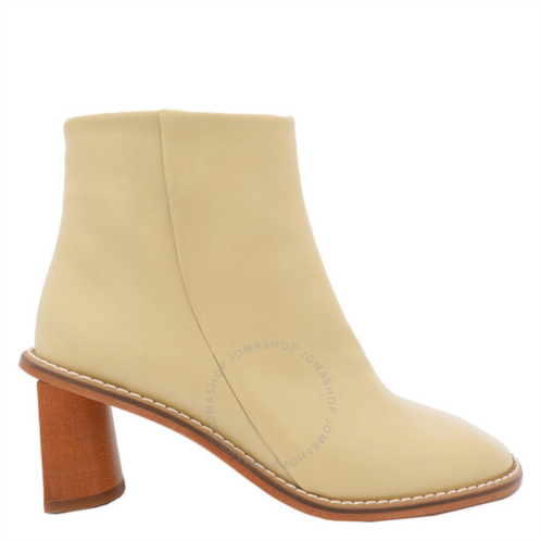 Rejina Pyo Ladies Beige Edith Leather Ankle Boots, Brand Size 36 ( US Size 6 )