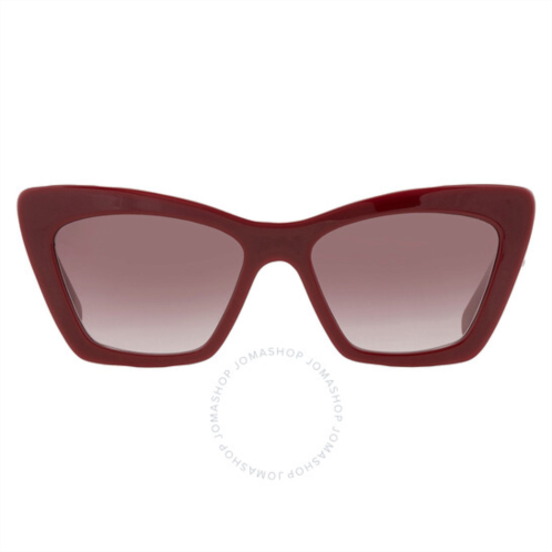 Salvatore Ferragamo Bordeaux Gradient Cat Eye Ladies Sunglasses