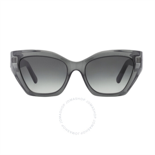 Salvatore Ferragamo Grey Gradient Cat Eye Ladies Sunglasses