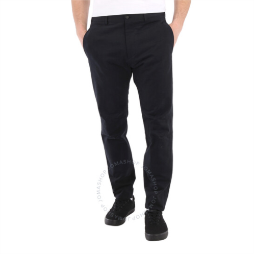 Salvatore Ferragamo Mens Black Cotton Gabardine Chino Pants, Size Medium