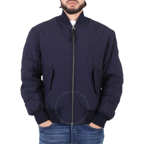 Salvatore Ferragamo Mens Quilted Gancini Blouson Jacket, Brand Size 50 (US Size 40)