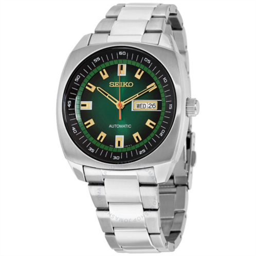 Seiko Recraft Automatic Green Dial Stainless Steel Mens Watch