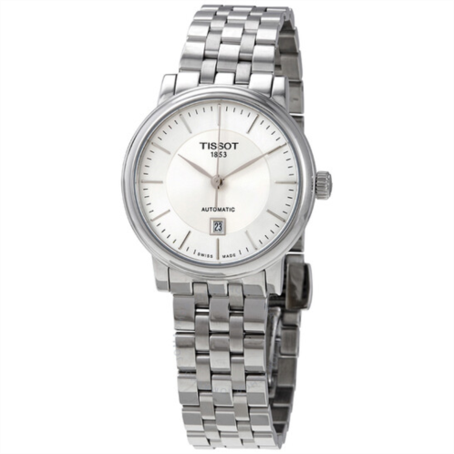 Tissot Carson Automatic Silver Dial Ladies Watch