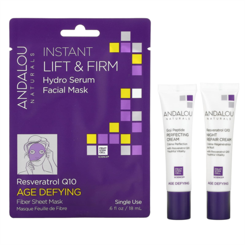 Andalou Naturals Age Defying Day To Night 3 Piece Kit