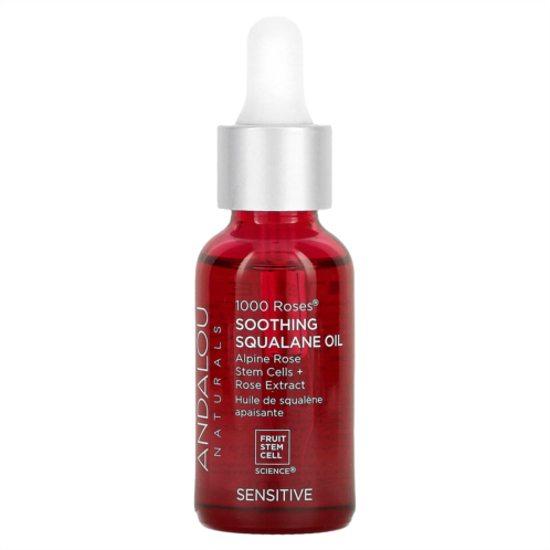 Andalou Naturals Soothing Squalane Oil 1000 Roses 1 fl oz (30 ml)