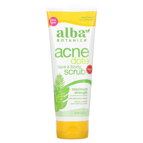 Alba Botanica ACNEdote Face & Body Scrub 8 oz (227 g)