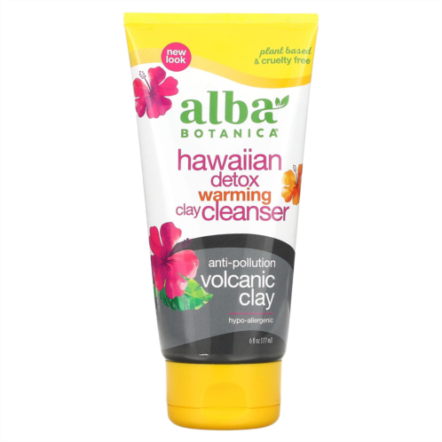 Alba Botanica Hawaiian Detox Warming Clay Cleanser 6 fl oz (177 ml)