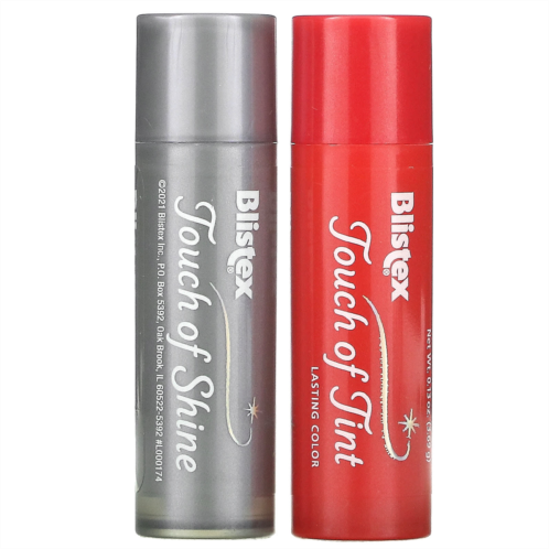 Blistex Lip Expressions Lip Moisturizer Touch of Shine/Tint 2 Sticks 0.13 oz (3.69 g) Each